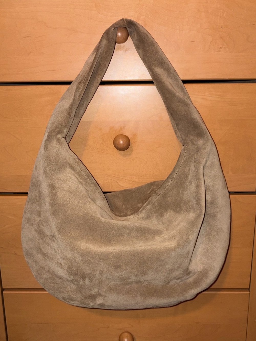Flattered Alva shoulder bag suede sand